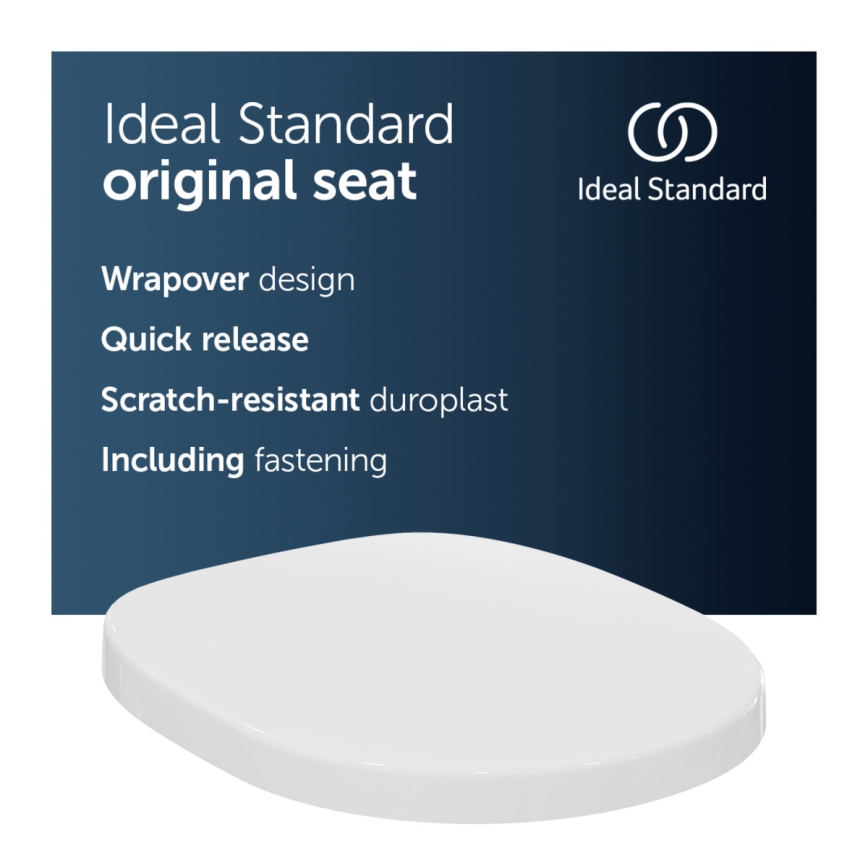 Ideal Standard E712801 - Toiletsæde CONNECT hvid
