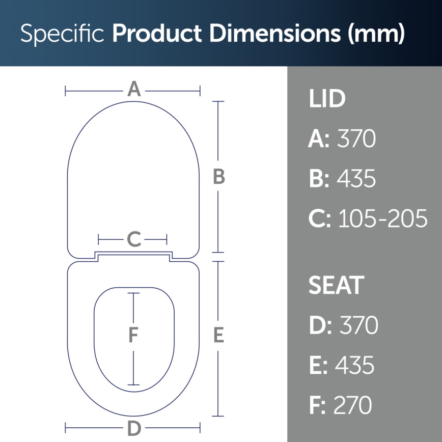 Ideal Standard E772401 - SoftClose CONNECT toiletsæde, hvid