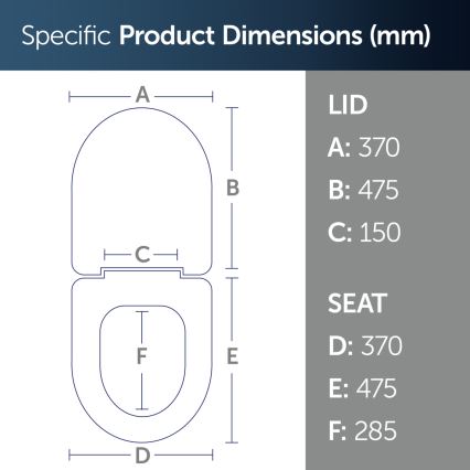 Ideal Standard K706101 - Toiletsæde TONIC med SoftClose, hvid