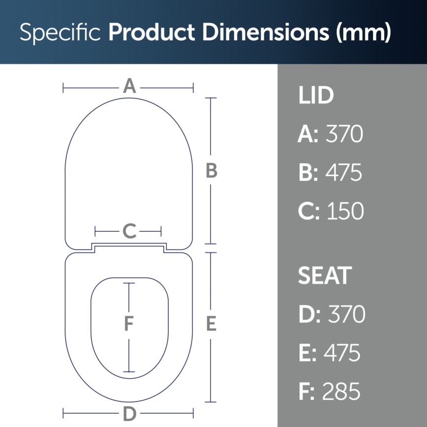 Ideal Standard K706101 - Toiletsæde TONIC med SoftClose, hvid