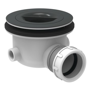 Ideal Standard K936367 - Sifon til brusekar 9 cm sort/hvid