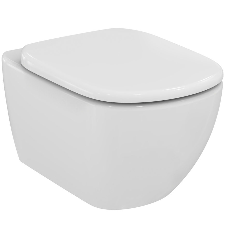 Ideal Standard T007901 - Væghængt toilet TESI keramik/hvid