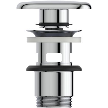 Ideal Standard T3629AA - Bundventil til håndvask CLICK-CLACK 8,5 cm poleret krom