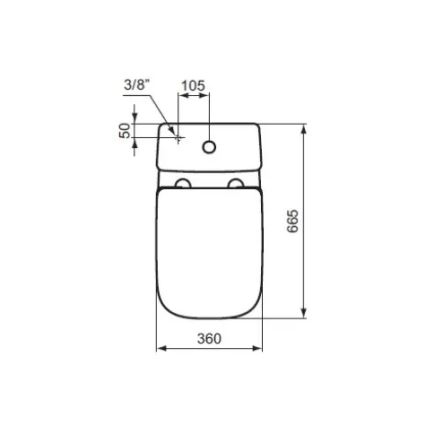 Ideal Standard T453001 - Toiletsæde I.LIFE A hvid
