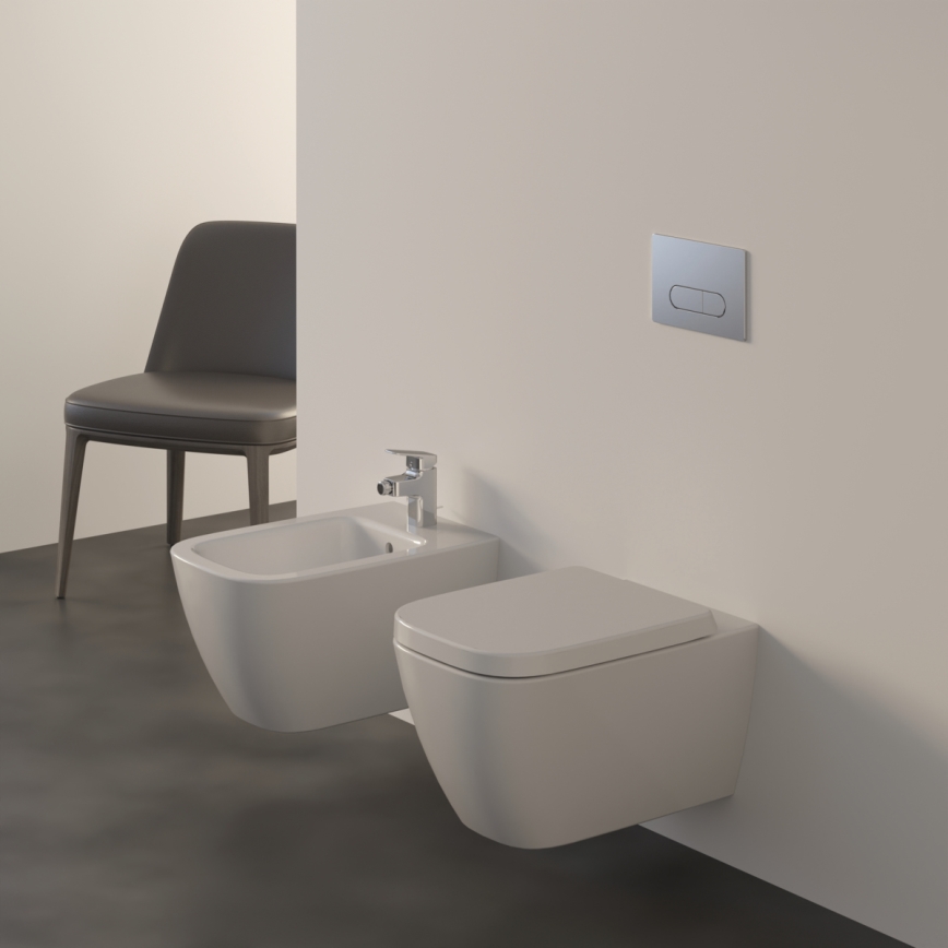 Ideal Standard T461401 - Væghængt toilet uden skyllekant I.LIFE B keramik/hvid