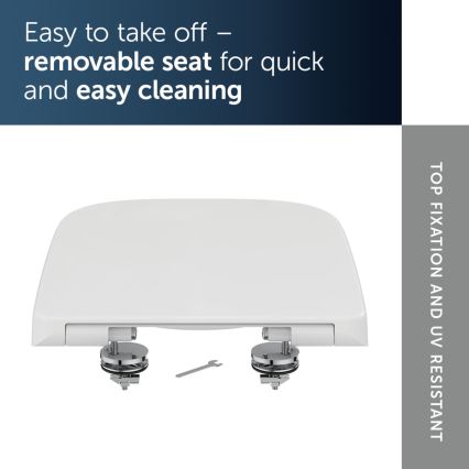 Ideal Standard T468301 - SoftClose-toiletsæde I.LIFE B, hvid