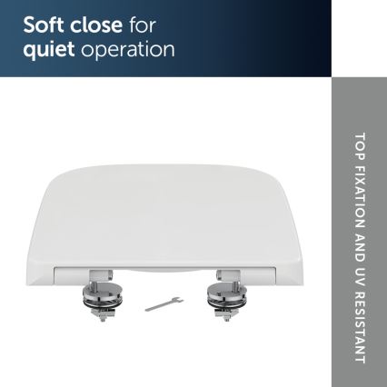 Ideal Standard T468301 - SoftClose-toiletsæde I.LIFE B, hvid