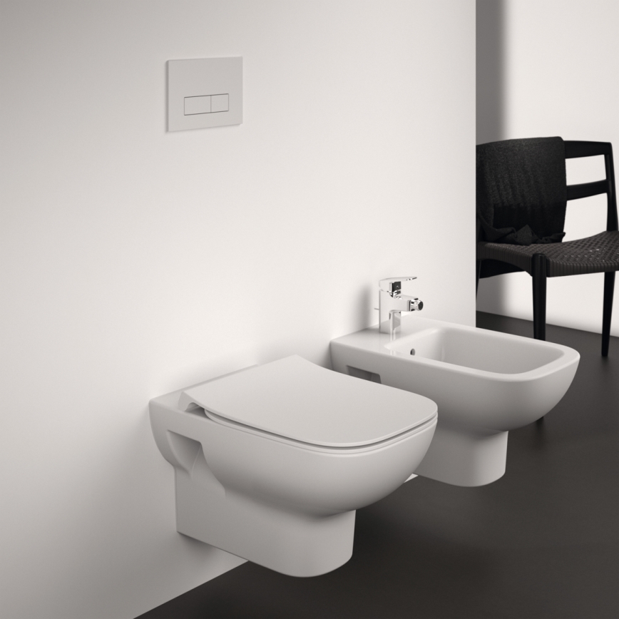 Ideal Standard T471701 - Væghængt toilet Rimless I.LIFE A keramik/hvid