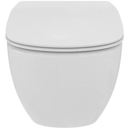 Ideal Standard T536001 - Væghængt kantløst toilet med SoftClose-sæde TESI keramik/hvid