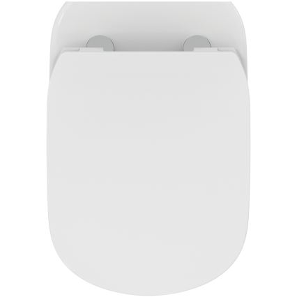 Ideal Standard T536001 - Væghængt kantløst toilet med SoftClose-sæde TESI keramik/hvid
