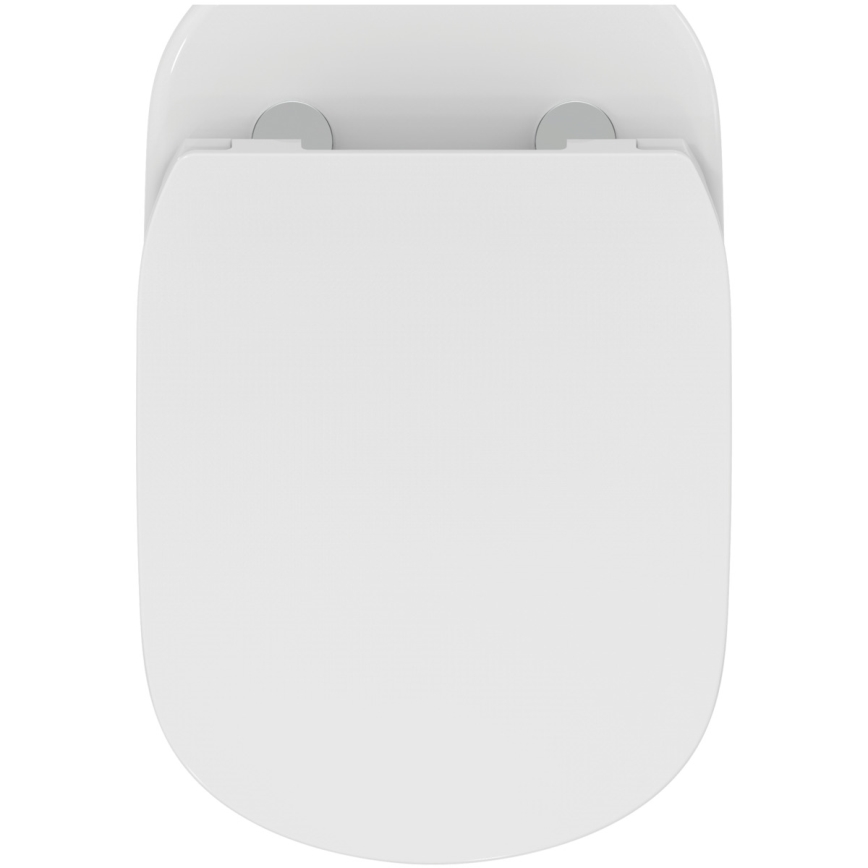 Ideal Standard T536001 - Væghængt kantløst toilet med SoftClose-sæde TESI keramik/hvid