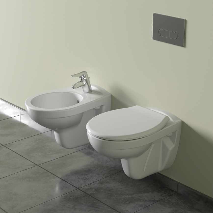 Ideal Standard V390601 - Væghængt toilet EUROVIT keramik/hvid