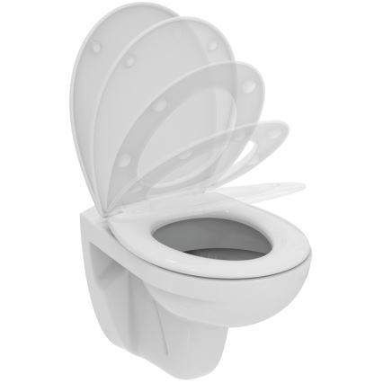 Ideal Standard V390601 - Væghængt toilet EUROVIT keramik/hvid