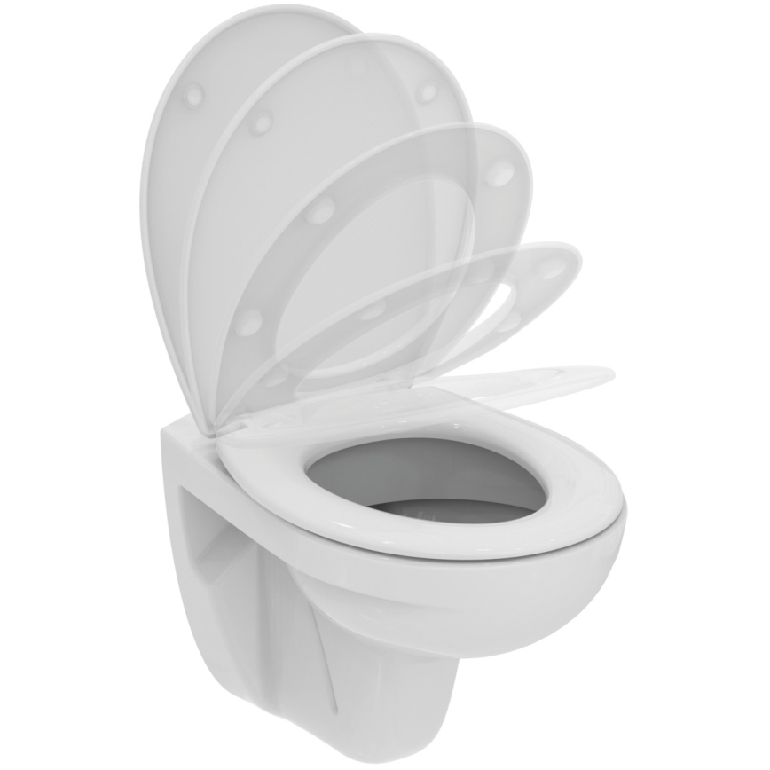 Ideal Standard V390601 - Væghængt toilet EUROVIT keramik/hvid