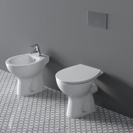 Ideal Standard W333101 - Gulvstående toilet EUROVIT keramik/hvid