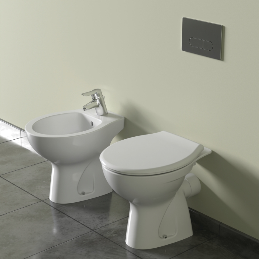 Ideal Standard W333101 - Gulvstående toilet EUROVIT keramik/hvid