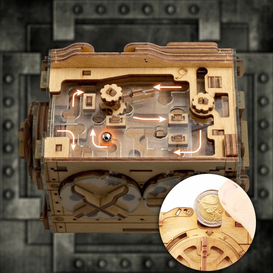 iDventure - Træpuslespil A-maze-ing pengeskab