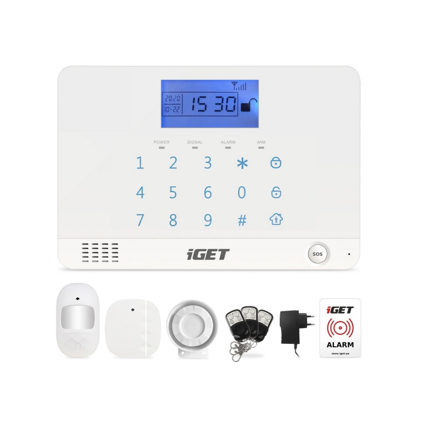 Intelligent trådløst GSM-alarmsystem
