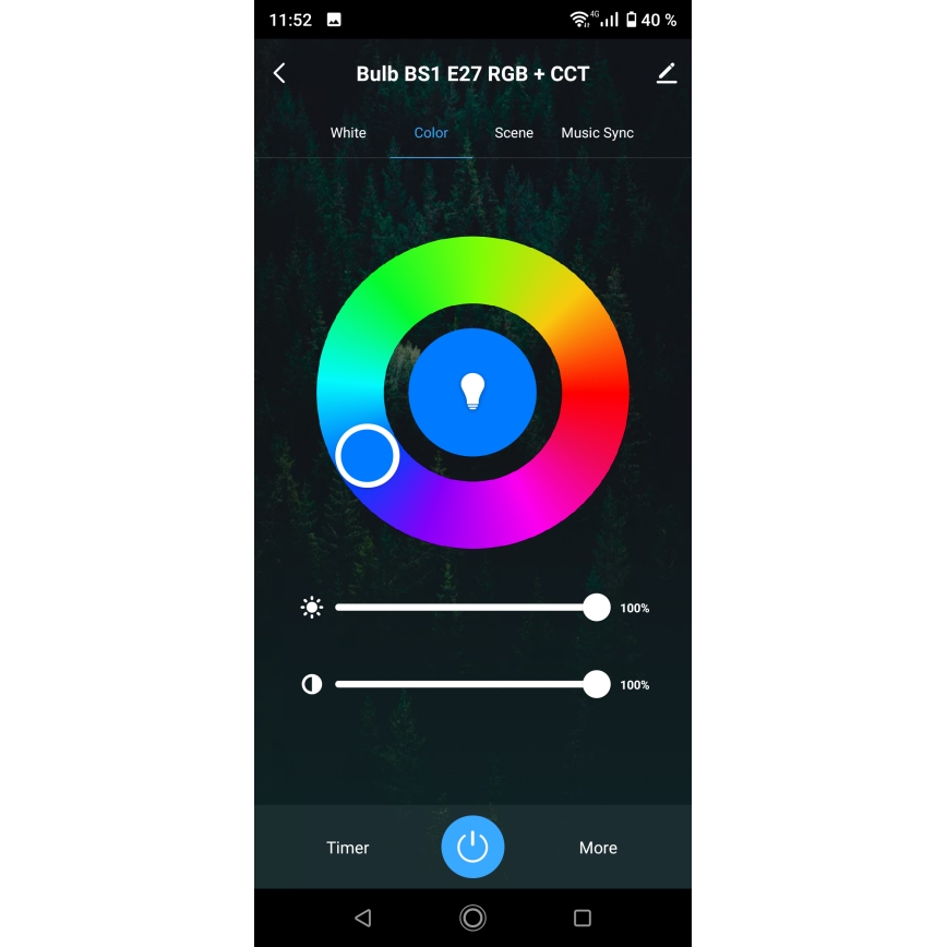 LED RGBW dæmpbar loftlampe til badeværelse LED/15W/230V 3000-6500K Ø 22 cm IP54 hvid Wi-Fi