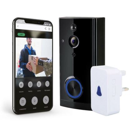 Immax 07714L - Dørklokke med video NEO LITE Smart, Wi-Fi Tuya