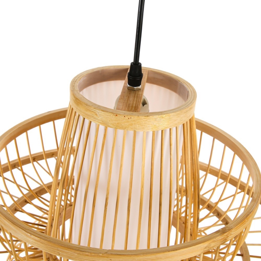 Pendel PINCHOS 1xE27/40W/230V diameter 45 cm bambus