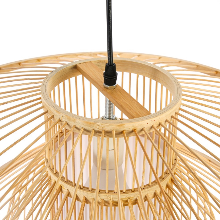 Pendel PINCHOS 1xE27/40W/230V diameter 50 cm bambus