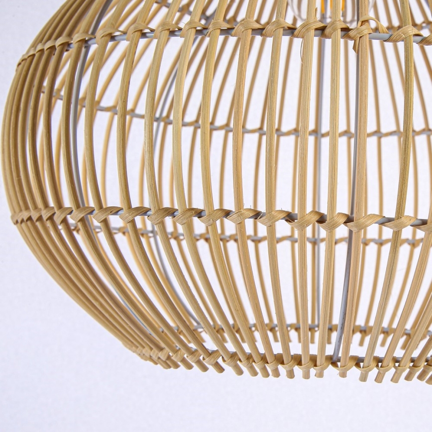 Pendel PELO 1xE27/40W/230V diameter 40 cm Rattan