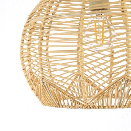 Pendel PELO 1xE27/40W/230V diameter 30 cm Rattan
