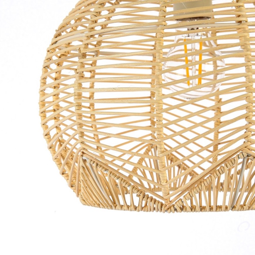 Pendel PELO 1xE27/40W/230V diameter 30 cm Rattan