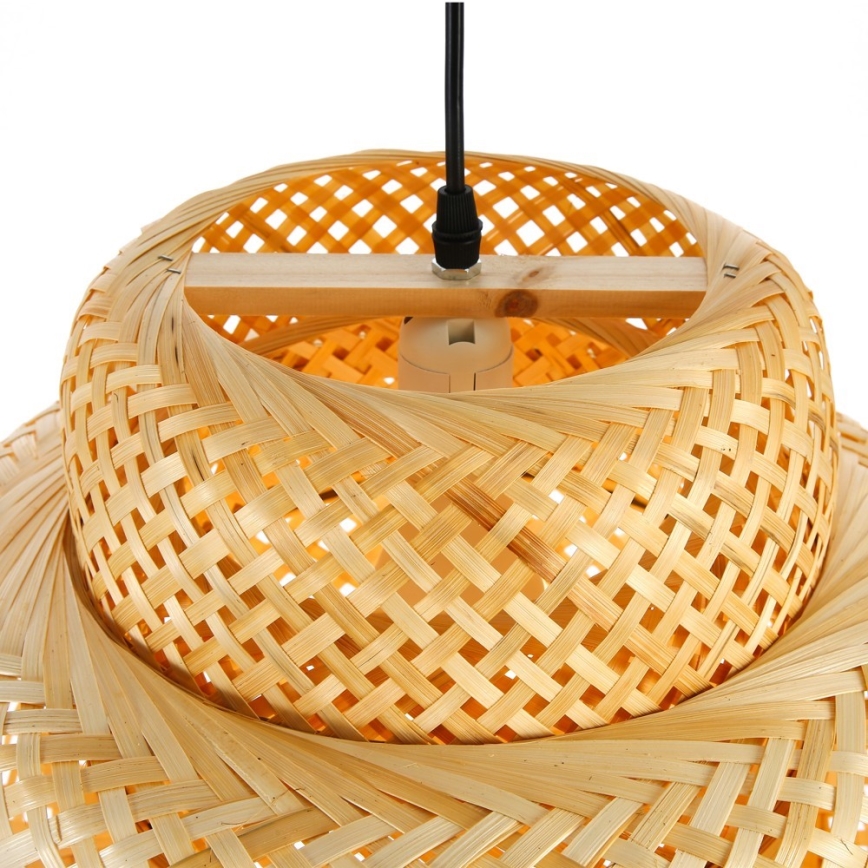 Pendel HILO 1xE27/40W/230V diameter 38 cm bambus
