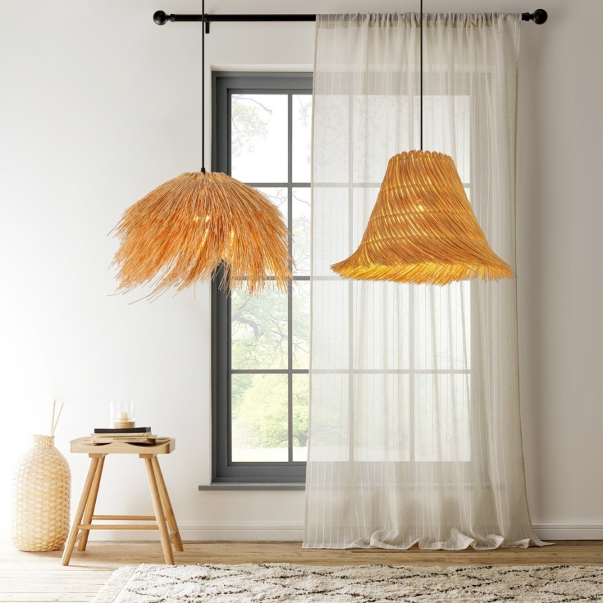 Pendel NATURALEZA 1xE27/40W/230V diameter 55 cm Rattan
