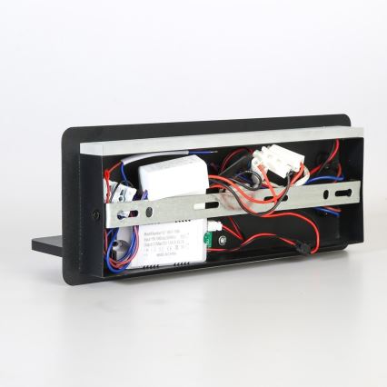 Immax 08287L - LED vægspot m. hylde + USB-port og trådløs opladning Be PREPARE LED/3W/230V + LED/3W sort