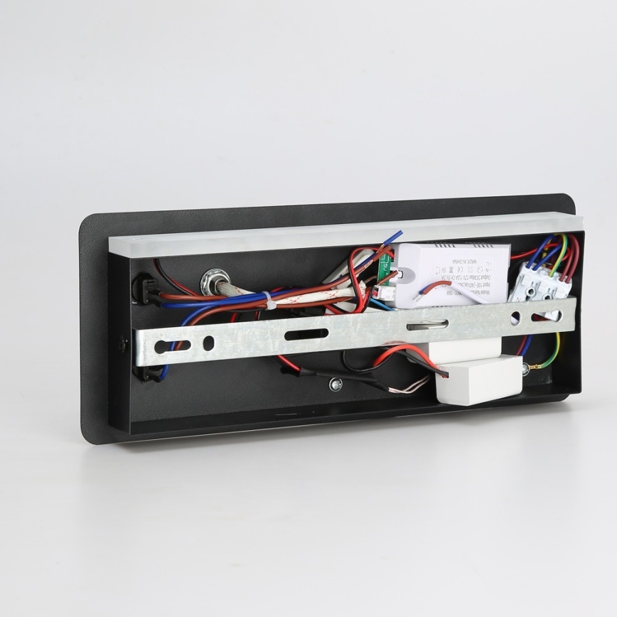 Immax 08288L - LED vægspot m. hylde + USB-port og trådløs opladning Be PREPARE LED/3W/230V + LED/3W sort