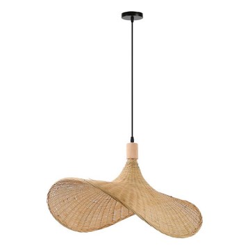 Immax 08289L - Pendel SOMBRERO 1xE27/40W/230V diameter 70 cm Rattan