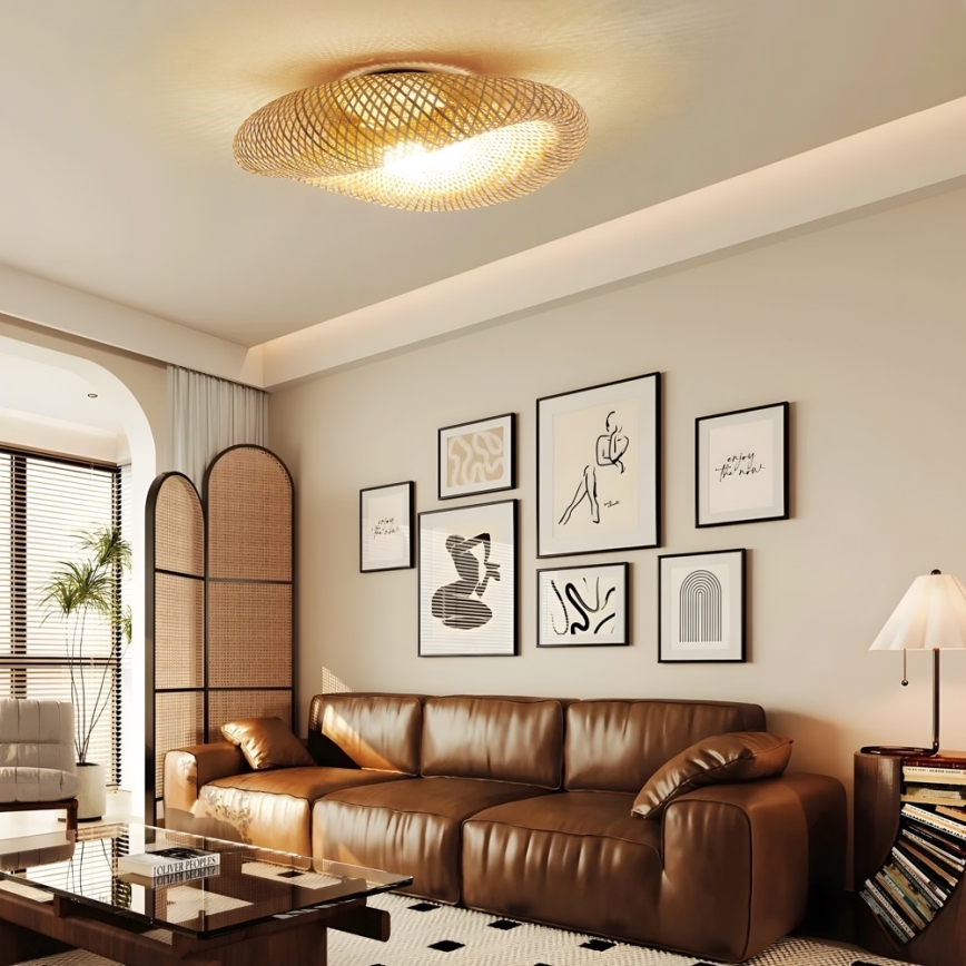 Loftlampe BOHO HILO 1xE27/40W/230V Ø 80 cm