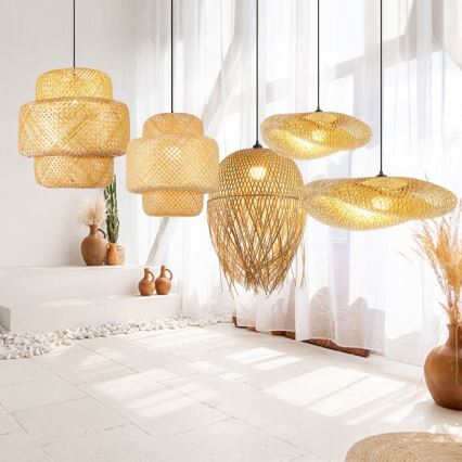 Loftlampe BOHO HILO 1xE27/40W/230V Ø 80 cm