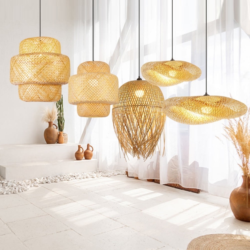 Loftlampe BOHO HILO 1xE27/40W/230V Ø 80 cm