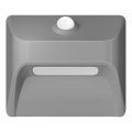 Immax 08309L - Genopladelig LED-trappelampe med sensor STEP LIGHT LED/0,3W/3,7V 2200 mAh IP53 grå