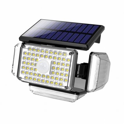 Soldrevet LED væglampe med sensor LED/5W/5,5V IP65