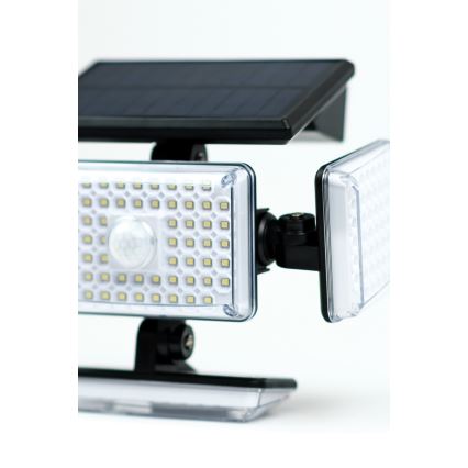 Soldrevet LED væglampe med sensor LED/5W/5,5V IP65 2400 mAh