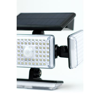 Soldrevet LED væglampe med sensor LED/5W/5,5V IP65