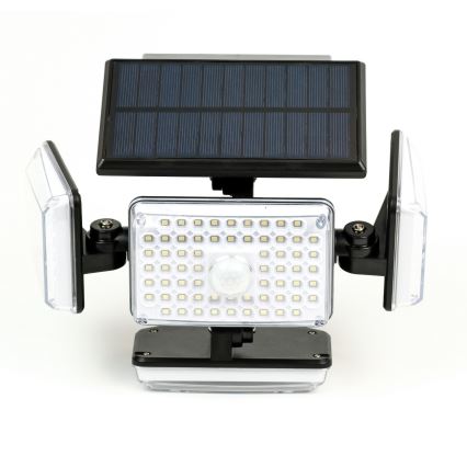 Soldrevet LED væglampe med sensor LED/5W/5,5V IP65 2400 mAh