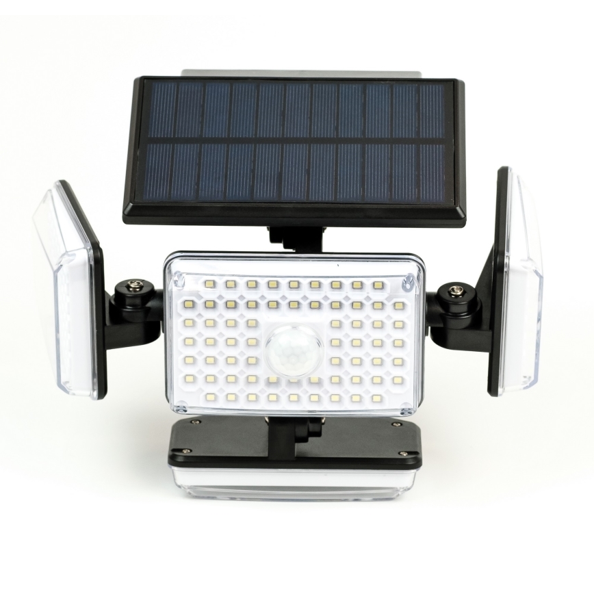 Soldrevet LED væglampe med sensor LED/5W/5,5V IP65 2400 mAh