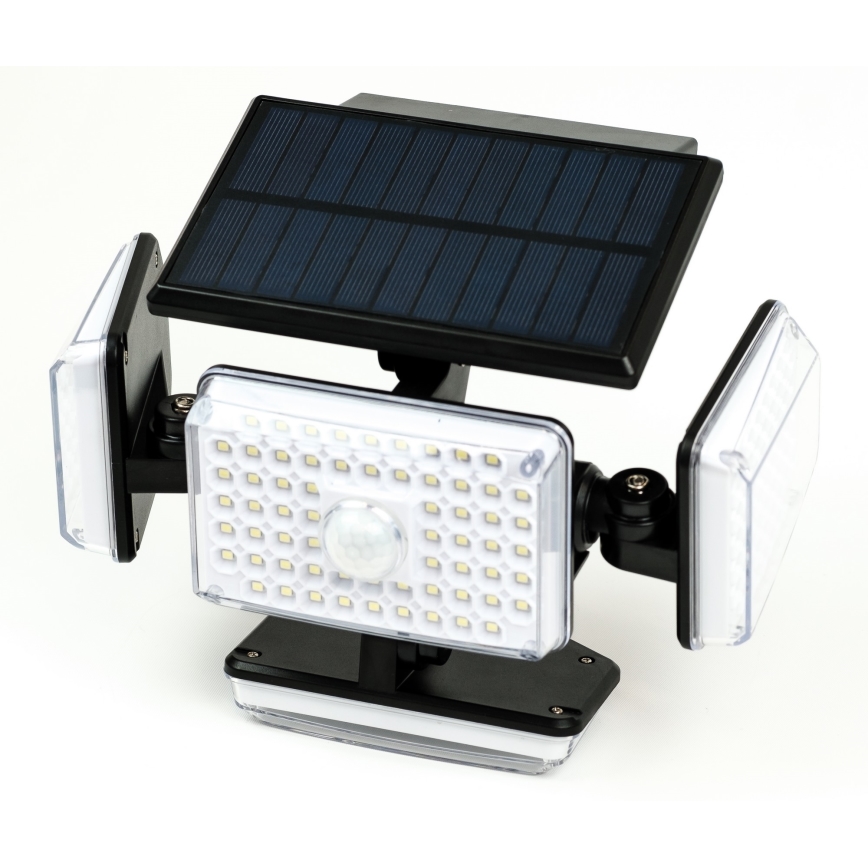 Soldrevet LED væglampe med sensor LED/5W/5,5V IP65 2400 mAh