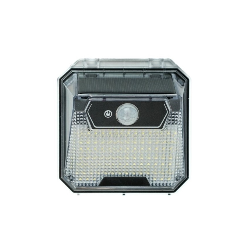 Soldrevet LED væglampe med sensor LED/3W/5,5V IP65 1200 mAh