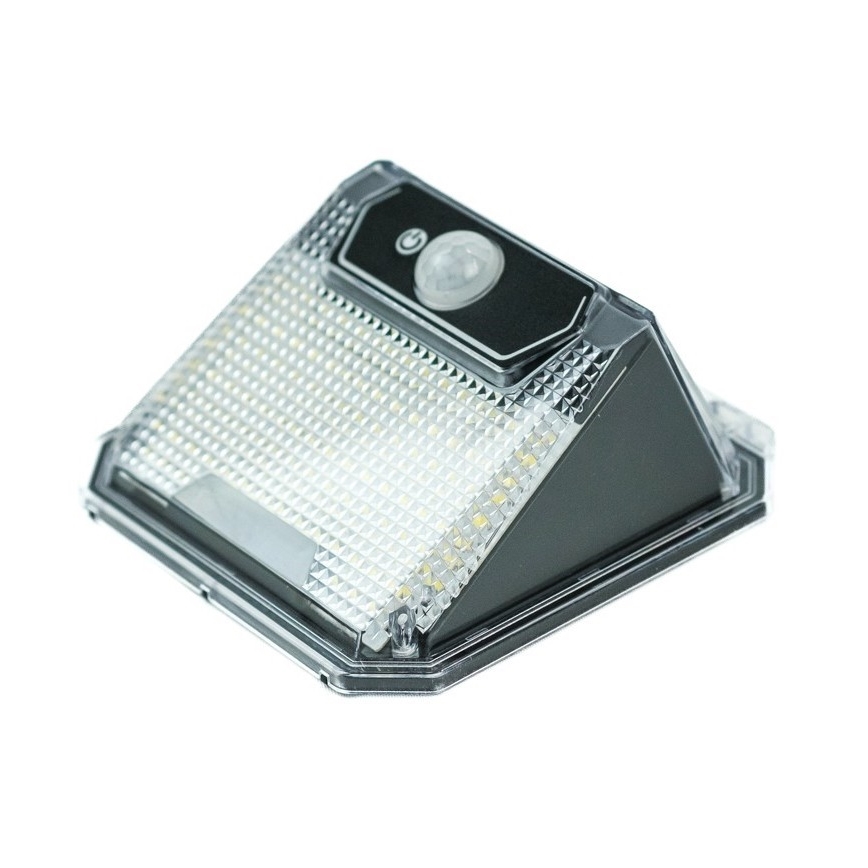 Soldrevet LED væglampe med sensor LED/3W/5,5V IP65 1200 mAh