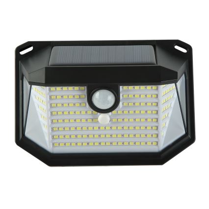 Soldrevet LED væglampe med sensor LED/4W/5,5V IP65