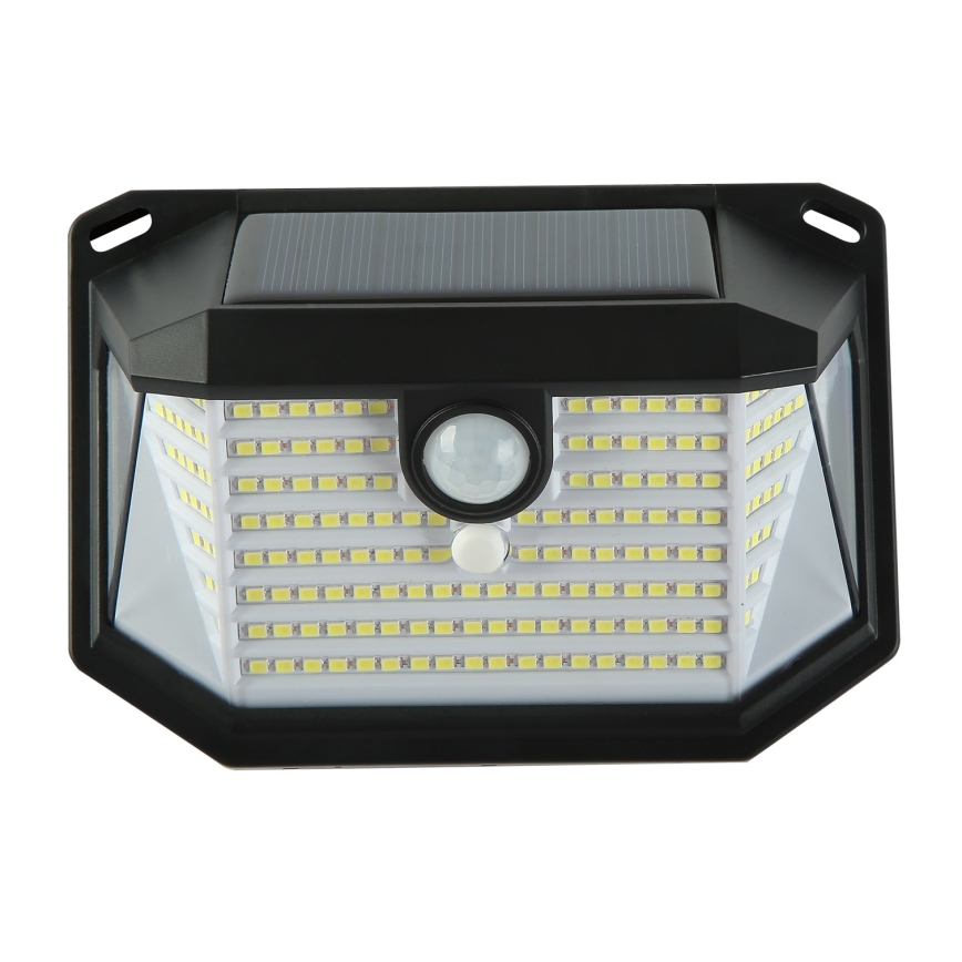 Soldrevet LED væglampe med sensor LED/4W/5,5V IP65 1200 mAh