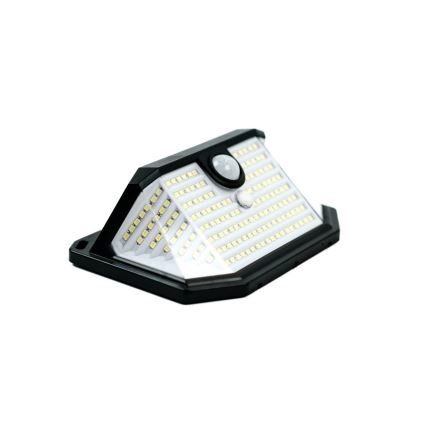 Soldrevet LED væglampe med sensor LED/4W/5,5V IP65 1200 mAh