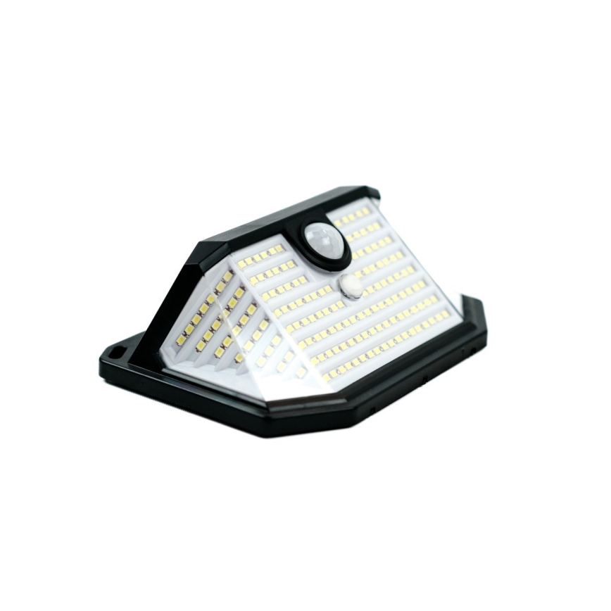 Soldrevet LED væglampe med sensor LED/4W/5,5V IP65 1200 mAh